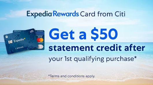 expedia rewards card